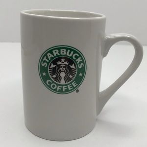Starbucks Skinny Coffee Mug with Old Logo 10 oz